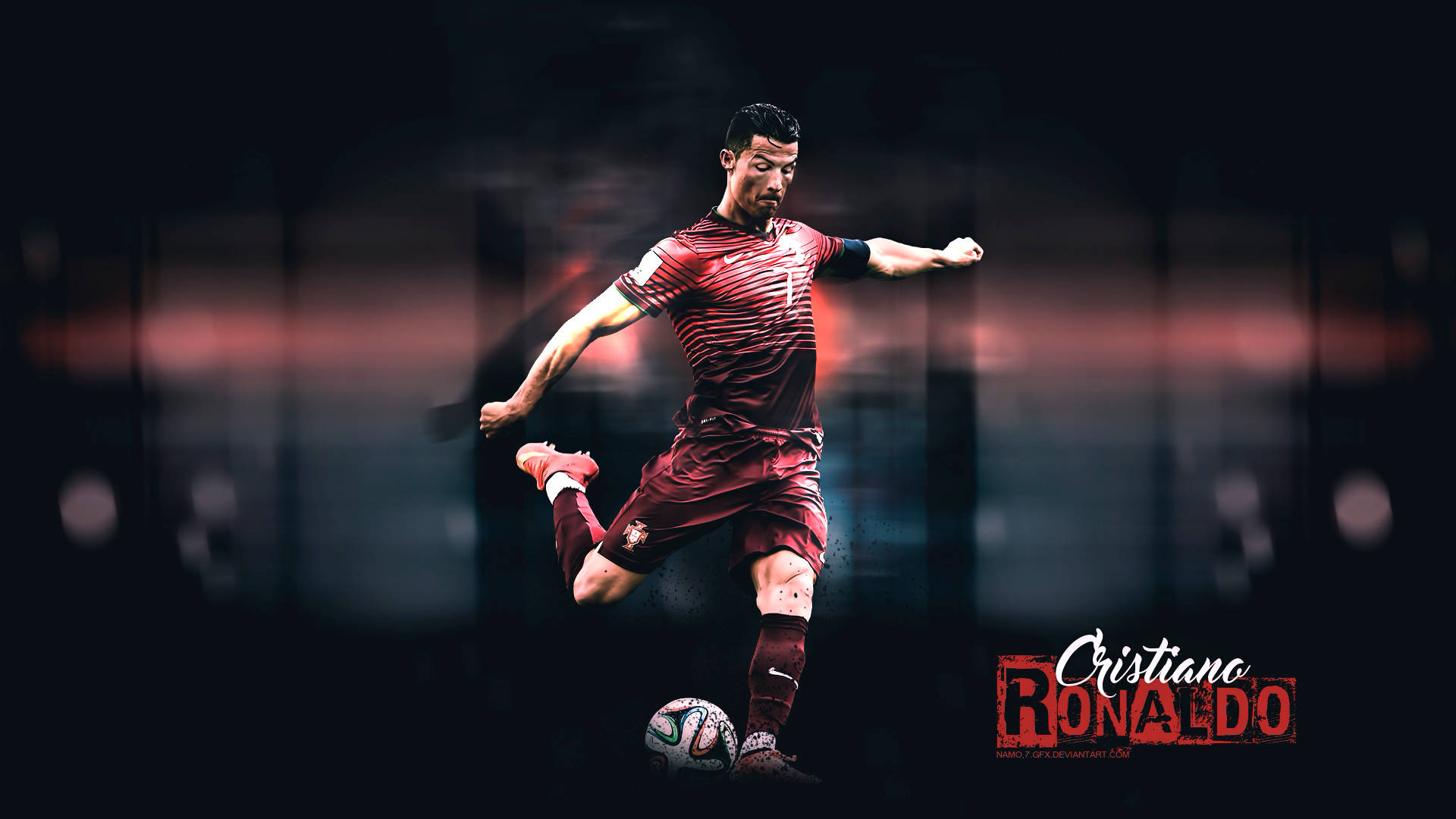 Soccer Poster Cristiano Ronaldo Hd 4k Background