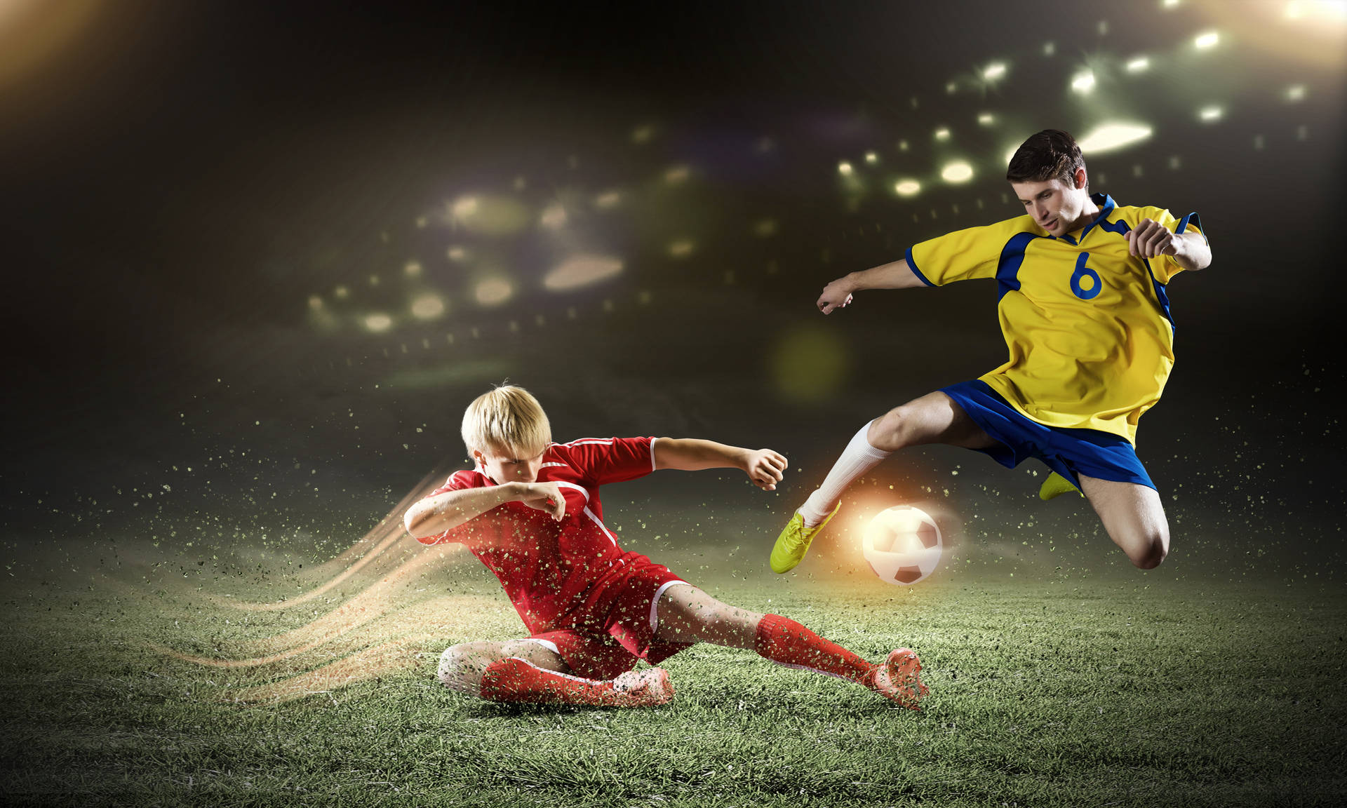 Soccer Sports In Action 4k Background