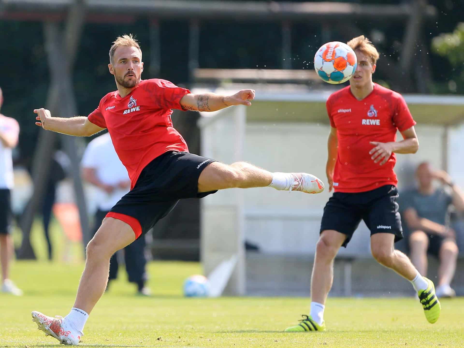 Soccer Training Session Control Background