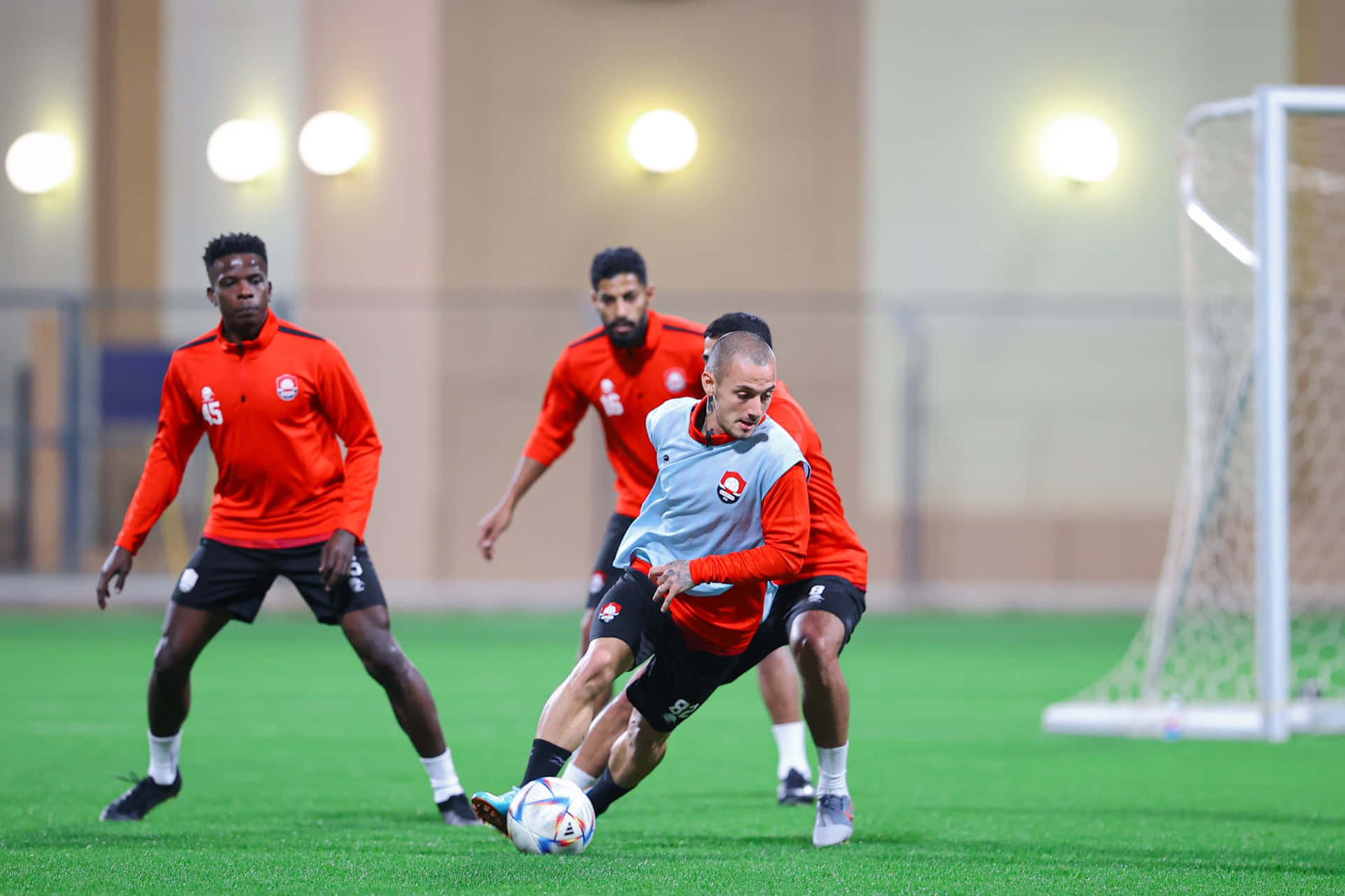 Soccer Training Session Intensity Background