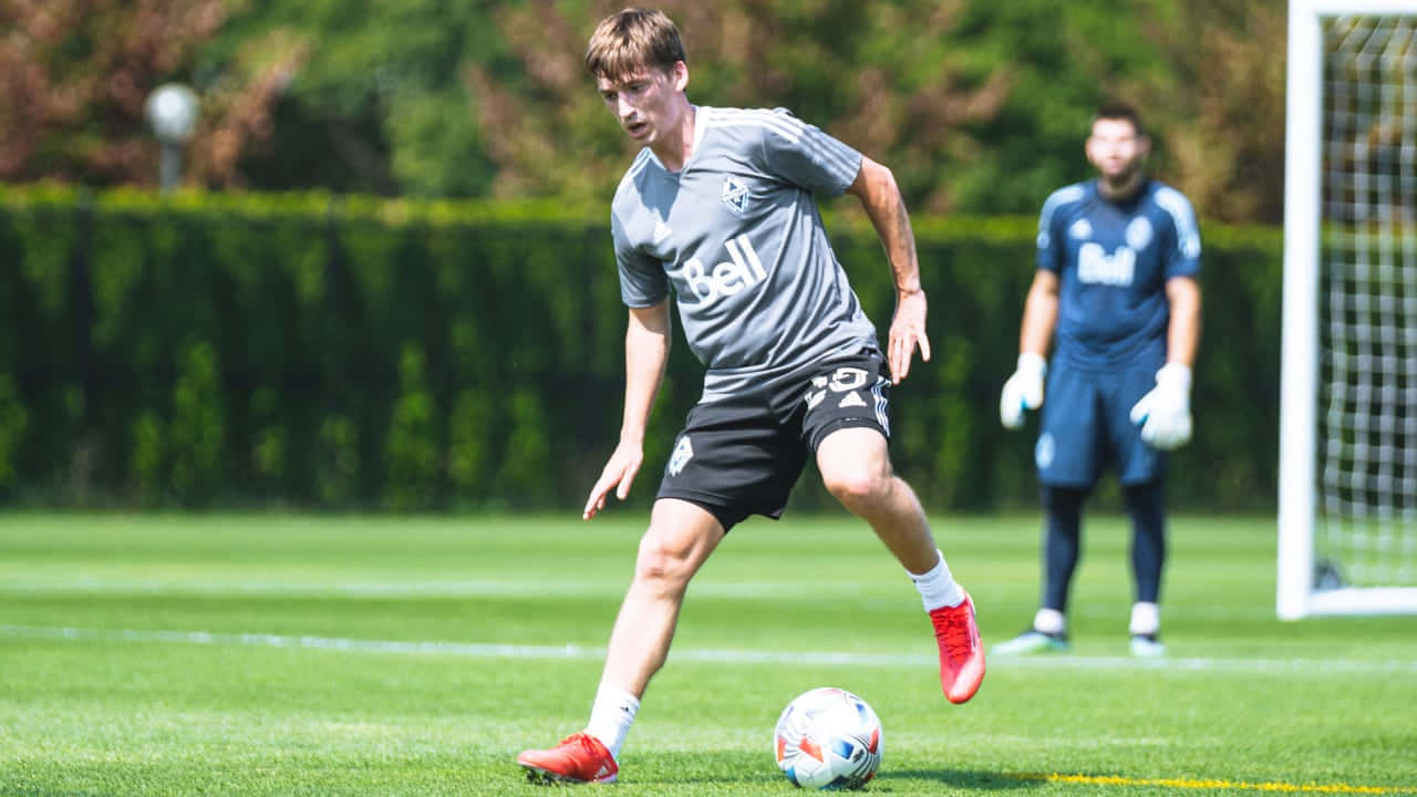 Soccer Training Session Ryan Gauld Background