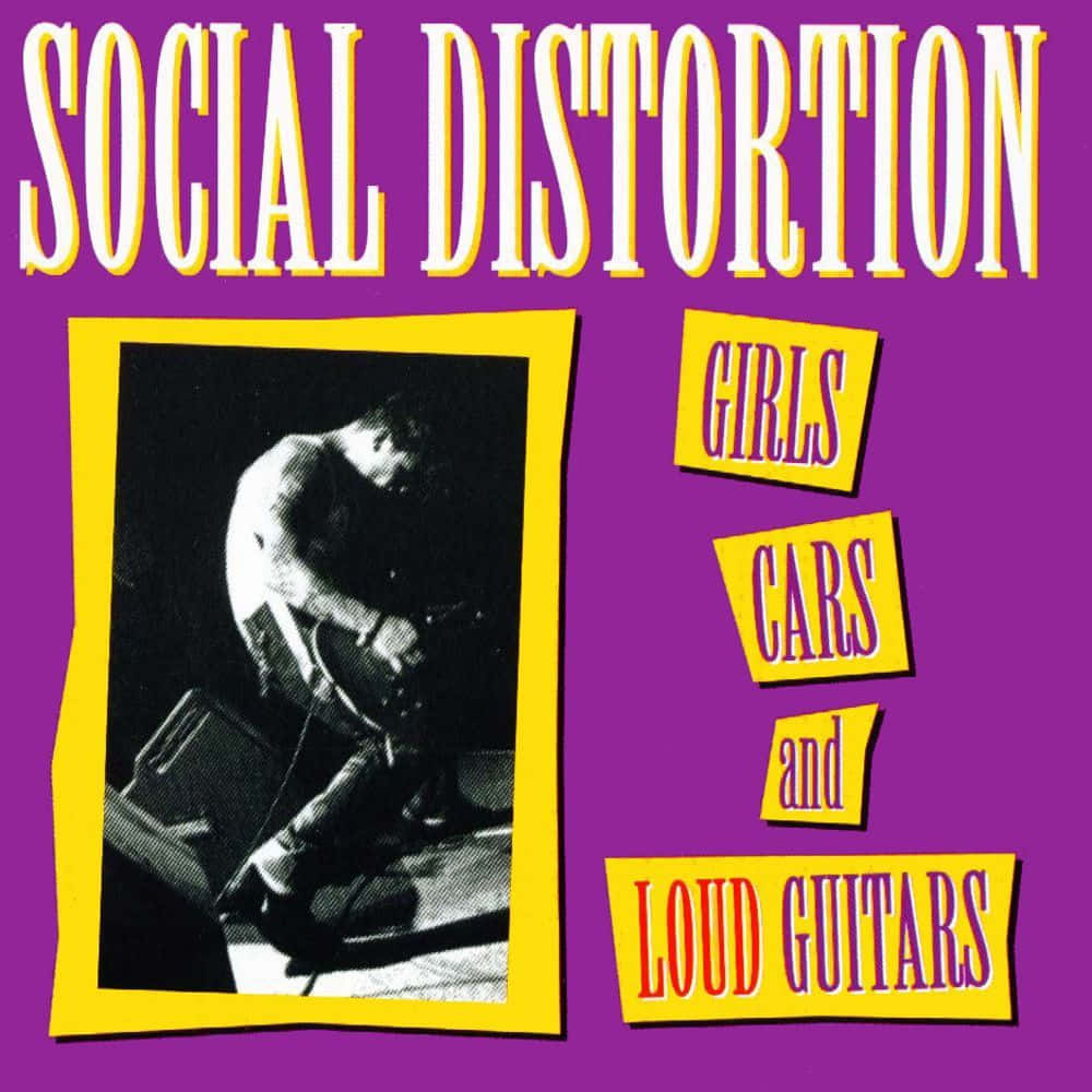 Social Distortion 1996 Lp Girls, Cars And Loud Guitars Background