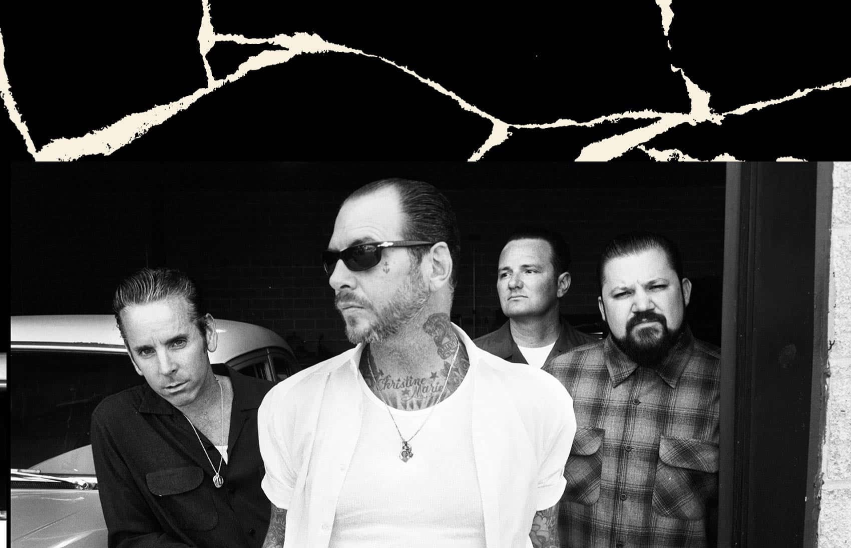 Social Distortion 4 Piece Band Background