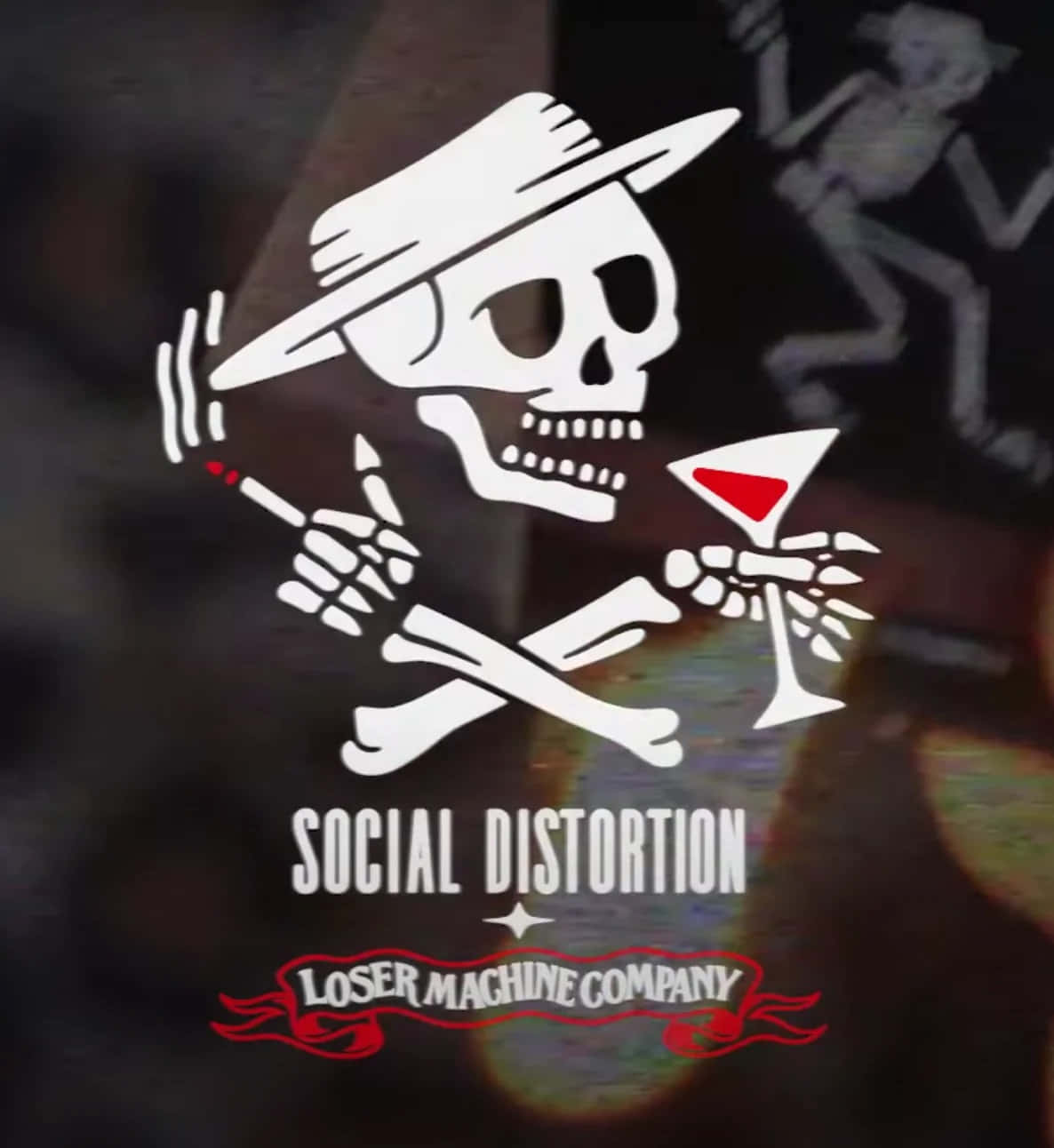 Social Distortion - Creating Happy Memories On The Road Background