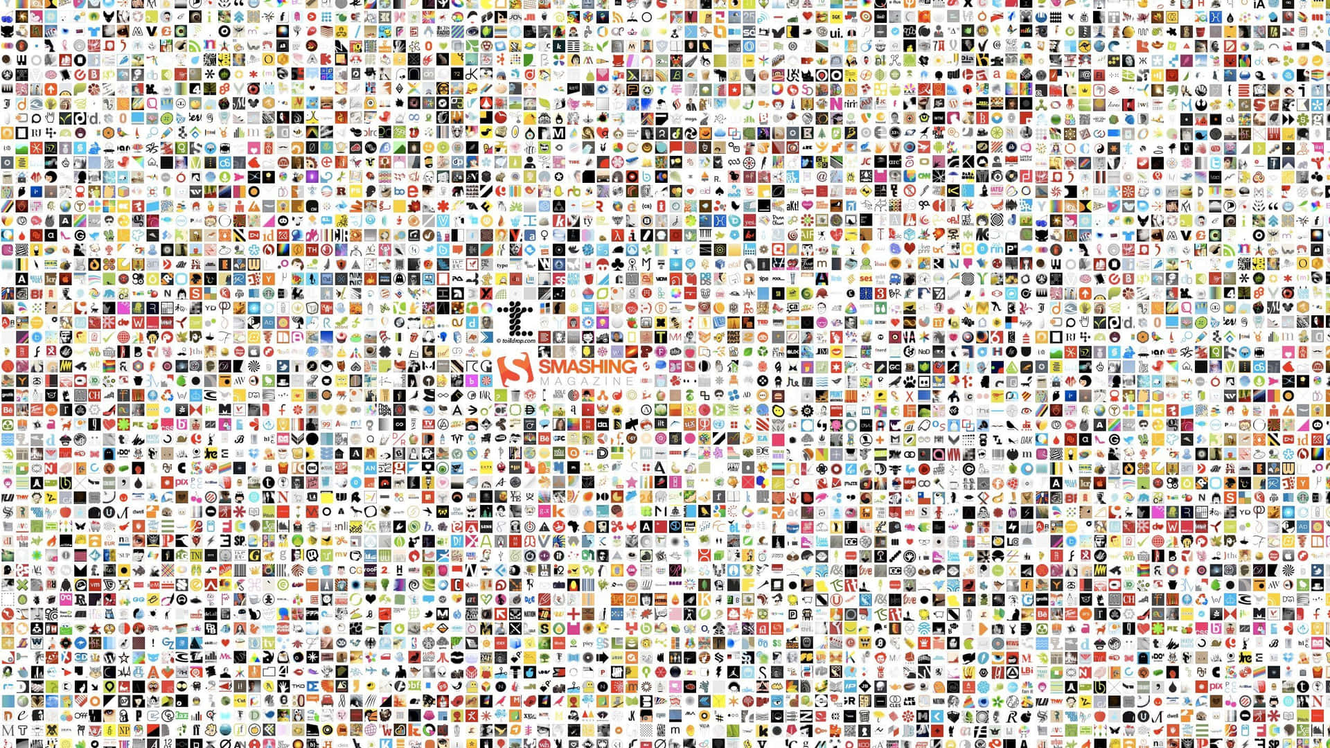 Social Media Apps Mosaic Background