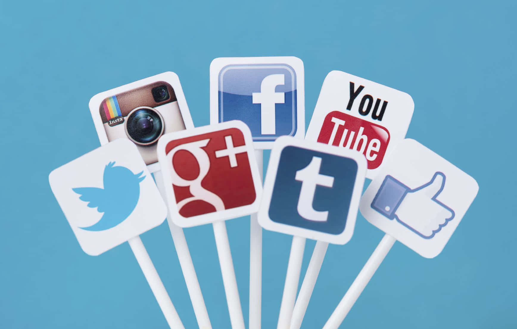 Social Media Apps Stickers Background
