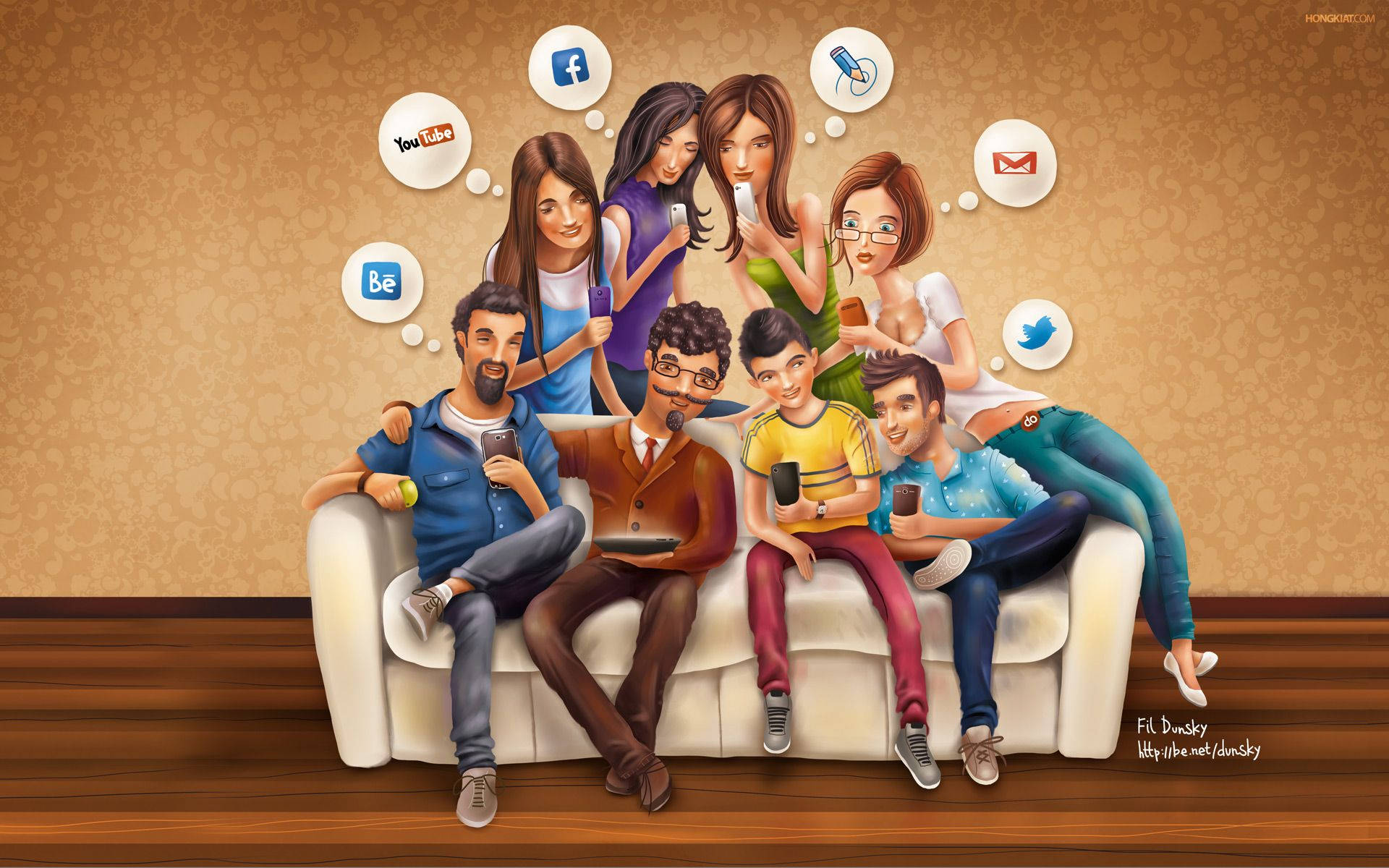 Social Network Influence To Family Background