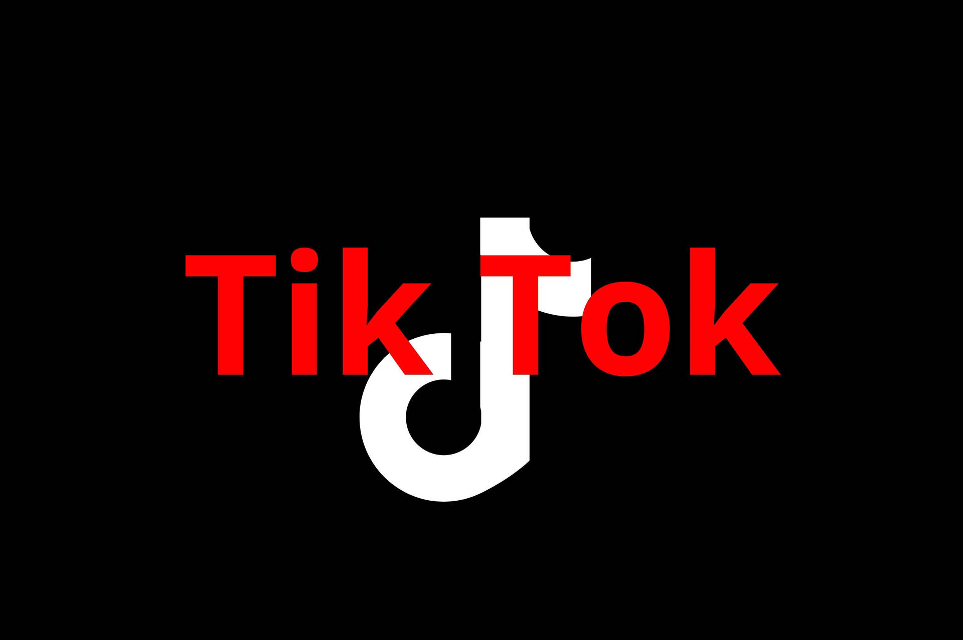 Social Networking Tiktok Logo Background