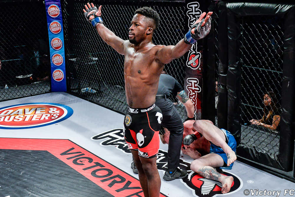 Sodiq Yusuff After Beating Opponent