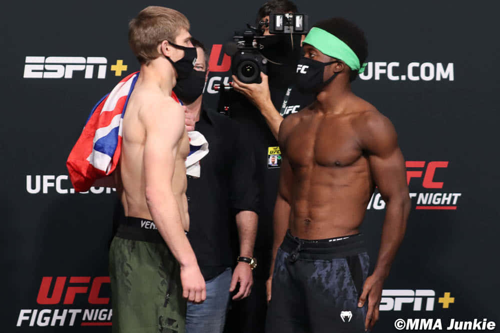 Sodiq Yusuff And Arnold Allen Pre-fight