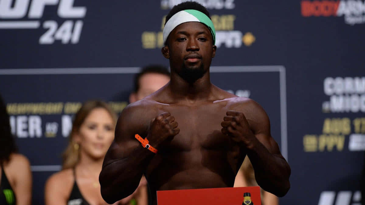 Sodiq Yusuff Engaging In A Ufc 241 Match