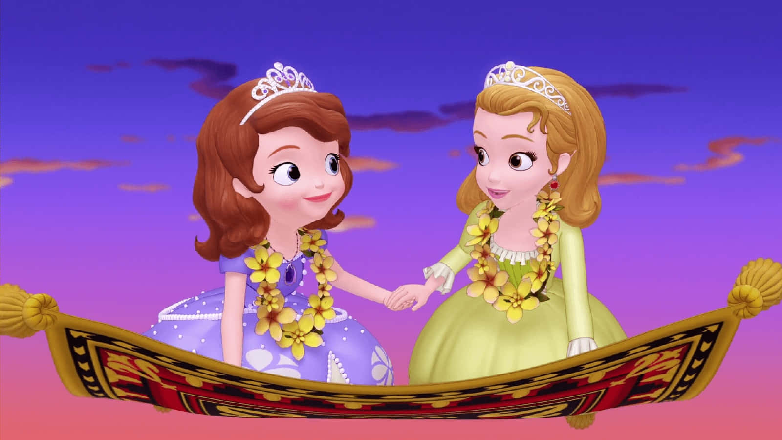 Sofia The First And Queen Miranda Of Enchancia. Background