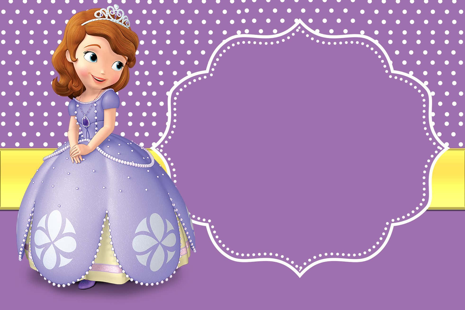 Sofia The First Exploring The Magical Garden Of The Royal Palace Background