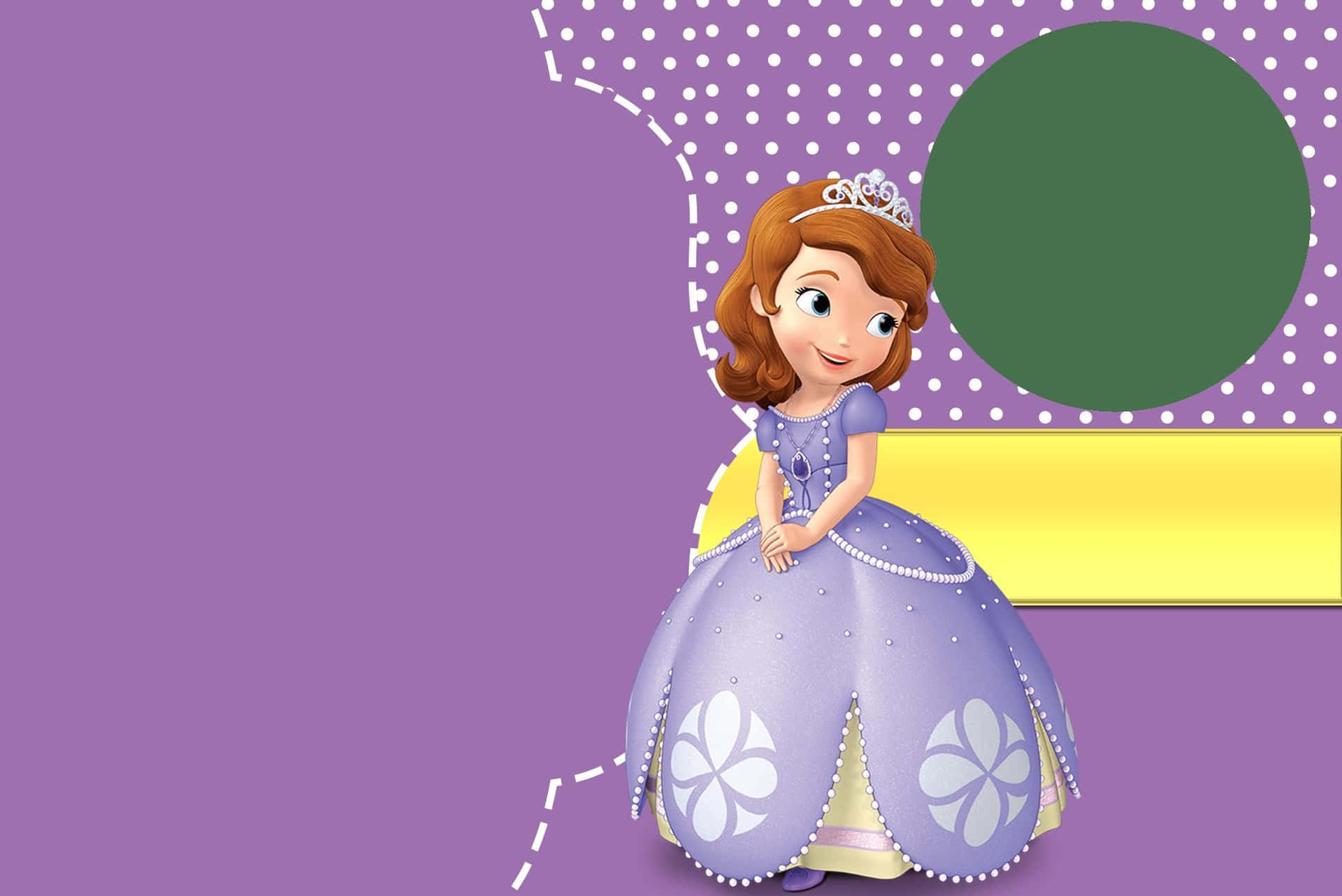 Sofia The First Showing Off Her Big Smile Background