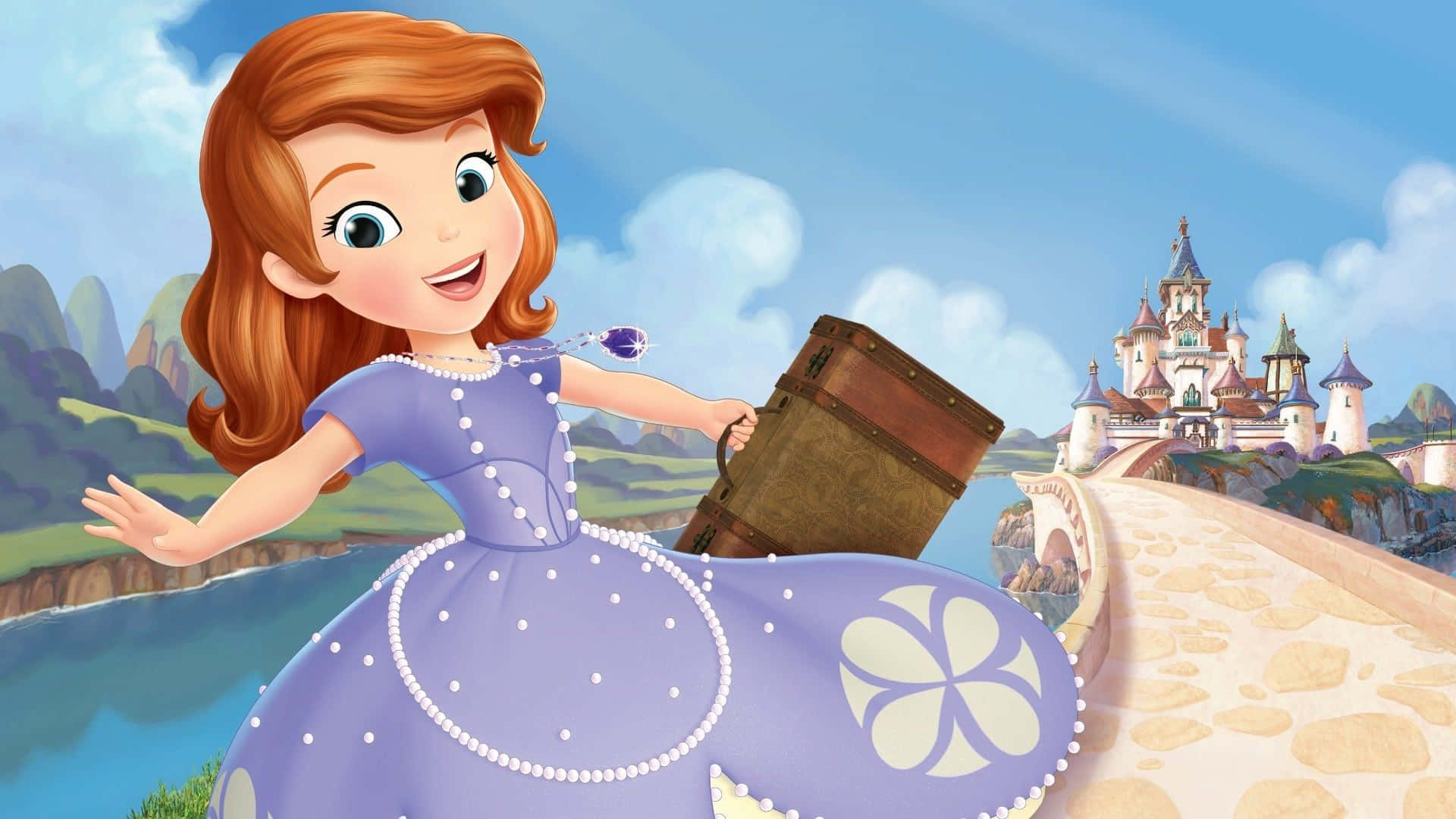 Sofia The First Surrounded By Friends Background