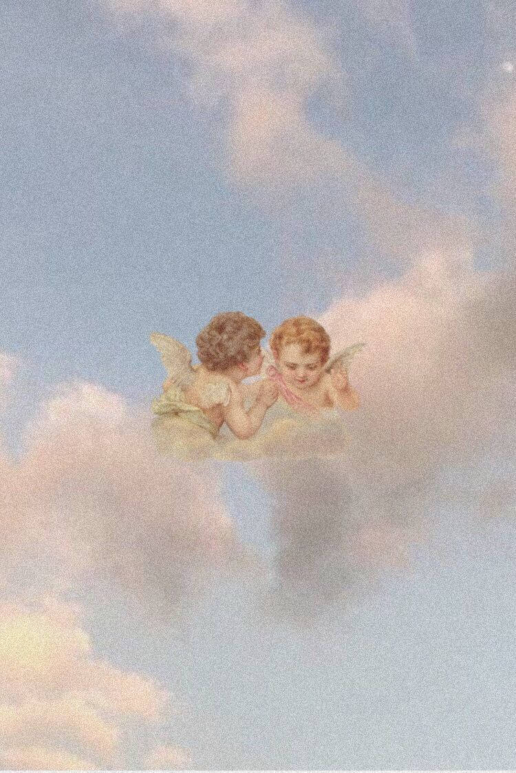 Soft Aesthetic Angels Background
