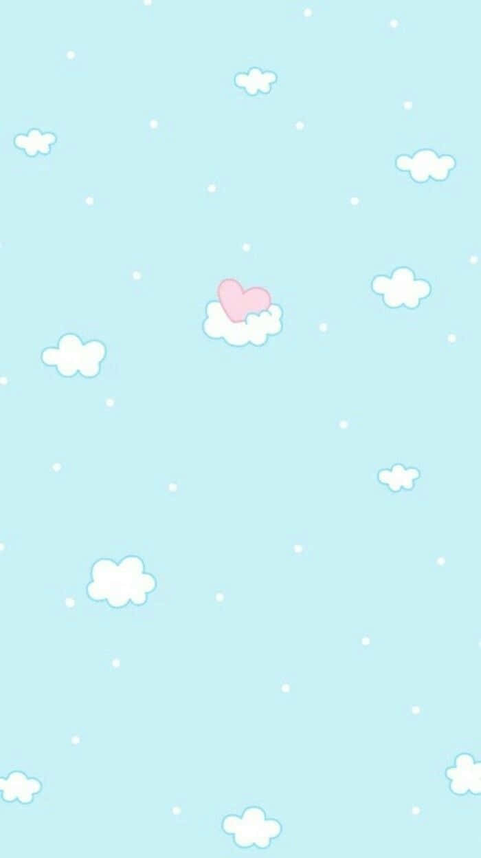 Soft And Pretty Pastel Blue And Pink Background