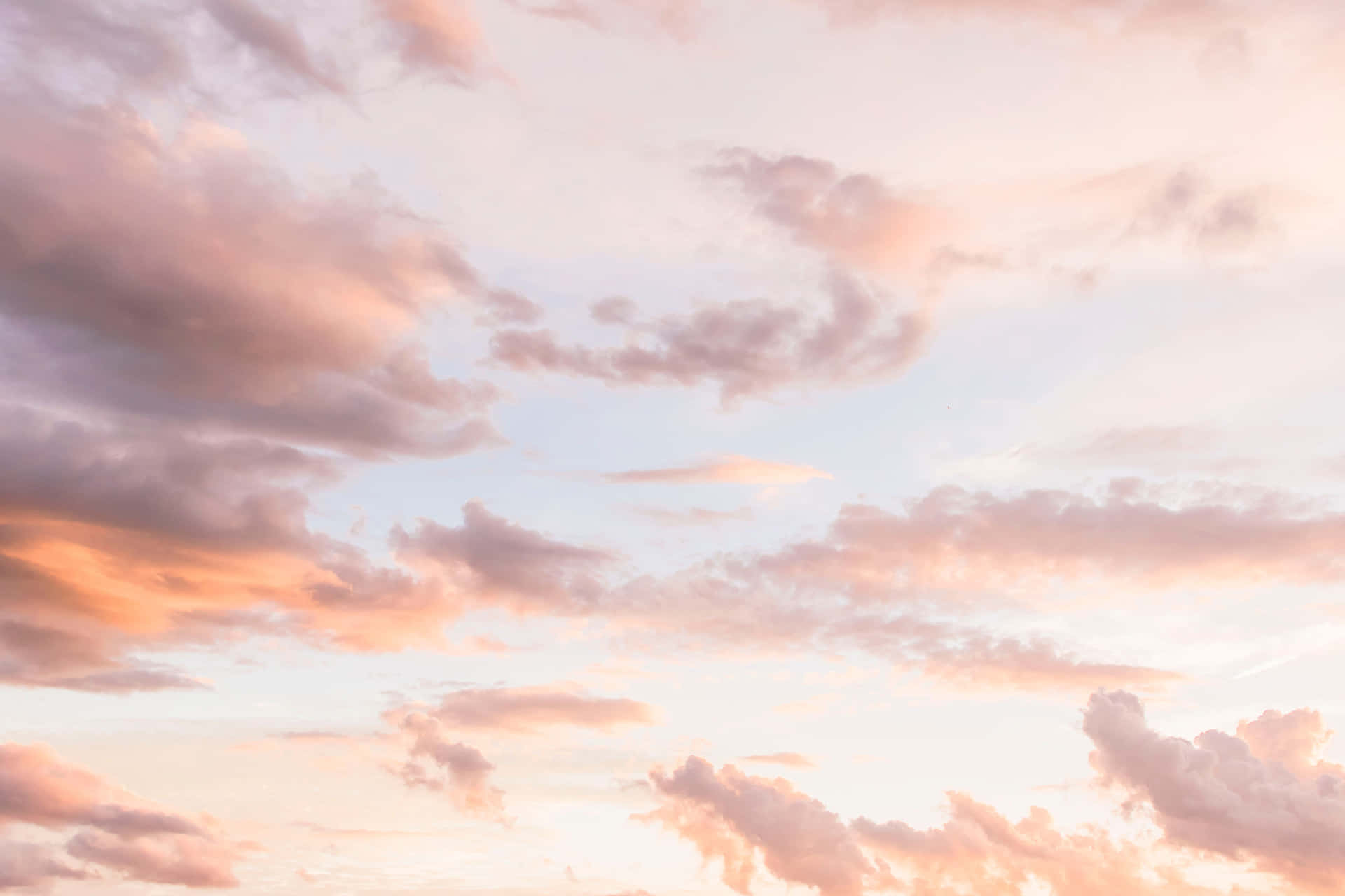 Soft And Serene Pastel Blue Aesthetic Desktop Background