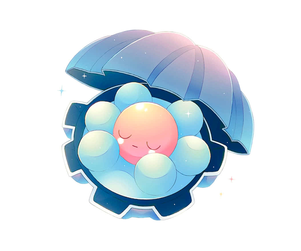 Soft Clamperl Art Background