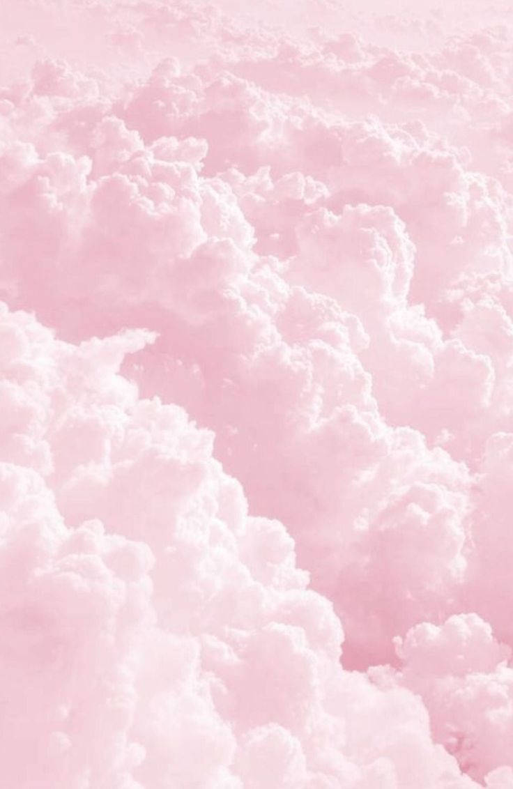 Soft Clouds Plain Pink Background