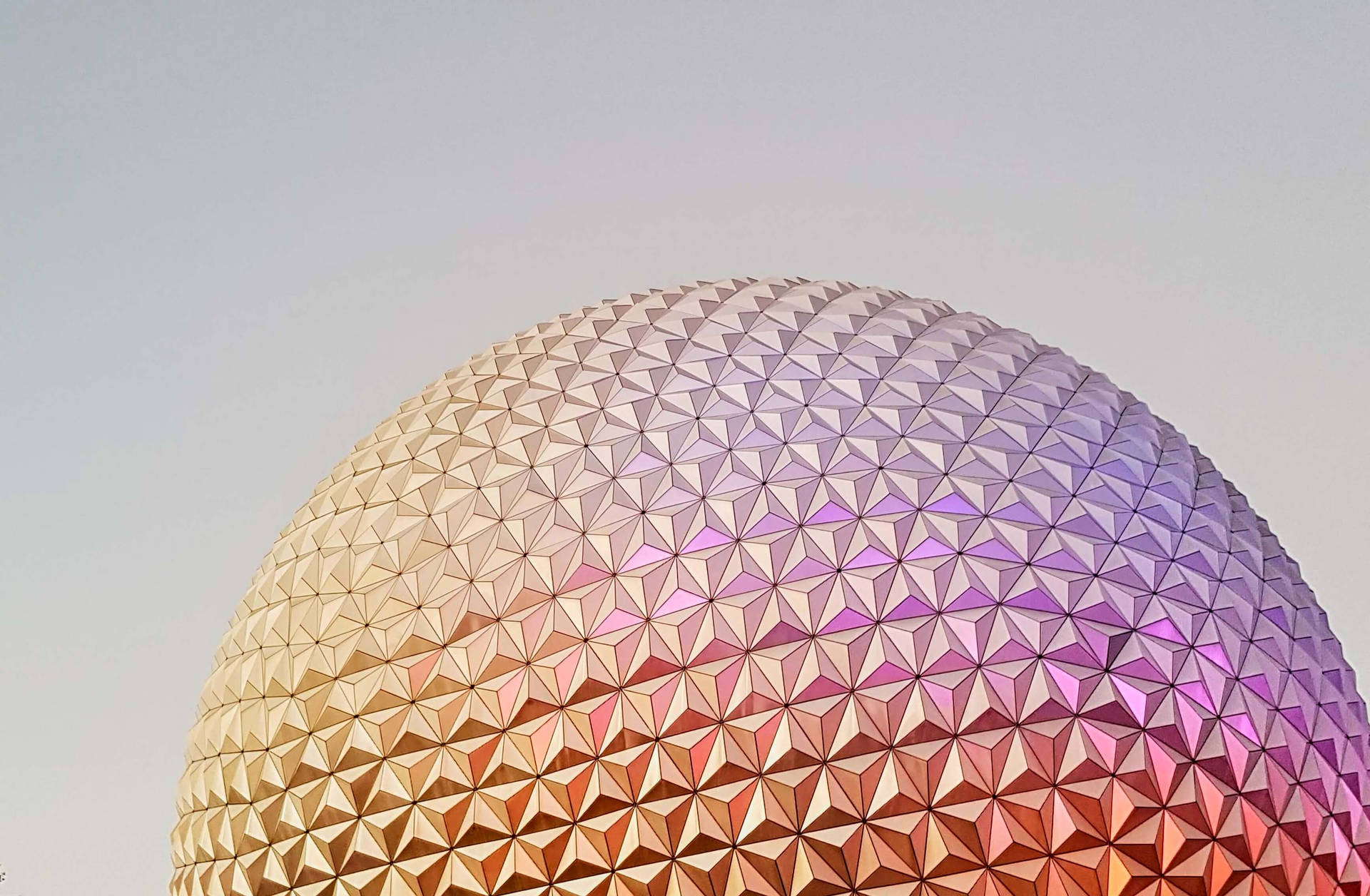 Soft Epcot Globe Gradient