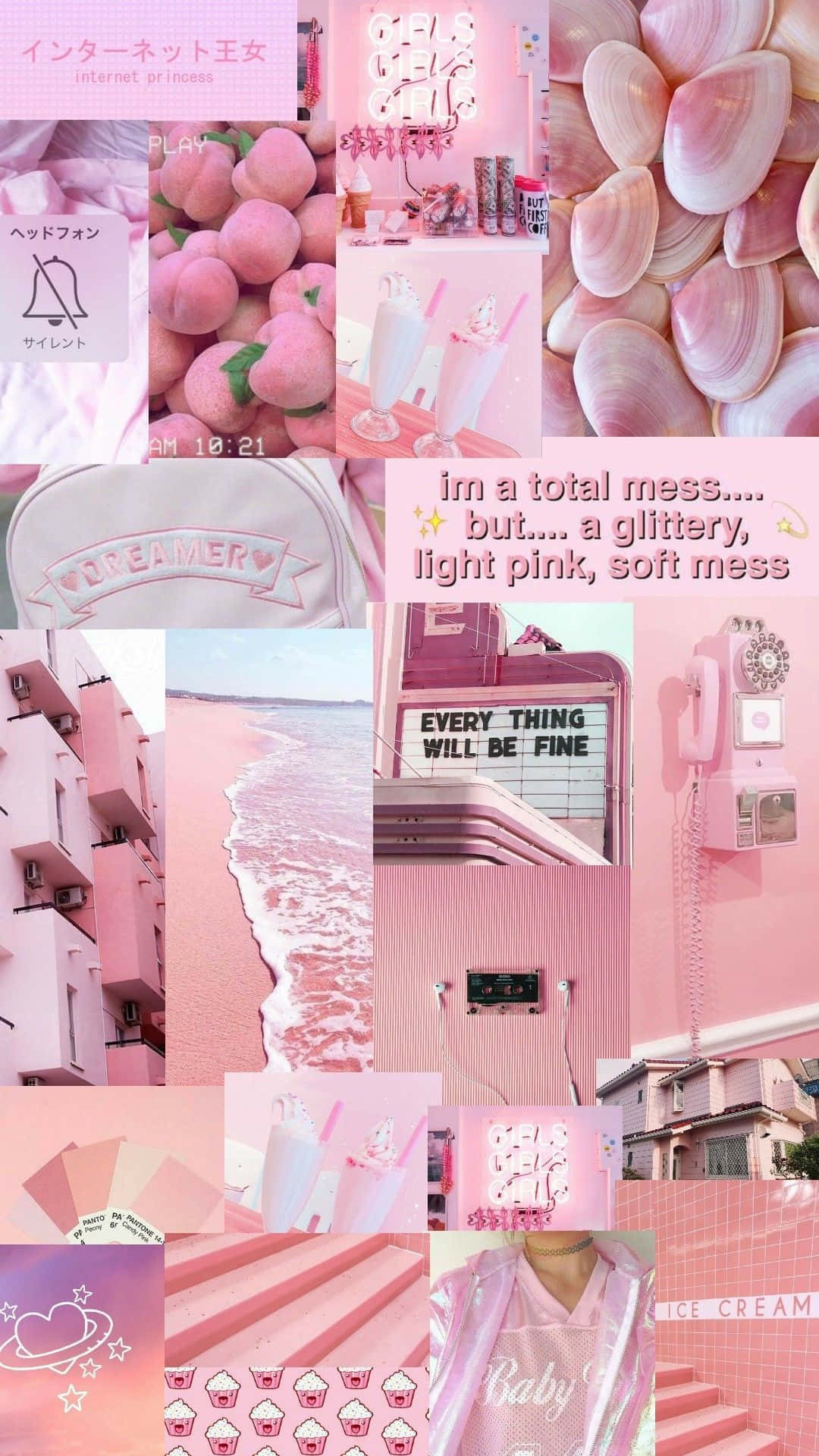Soft Girl Aesthetic Outfit Featuring A Pastel Color Palette