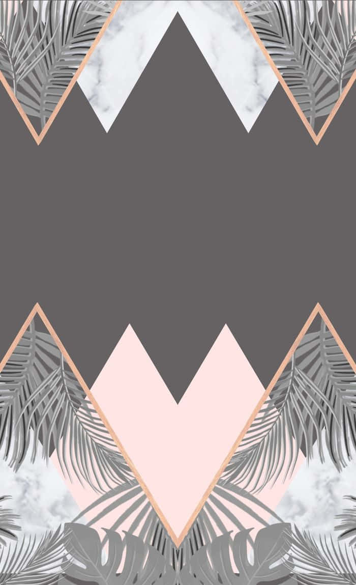 Soft Modern Pastel Palette In Shades Of Grey And Pink Background