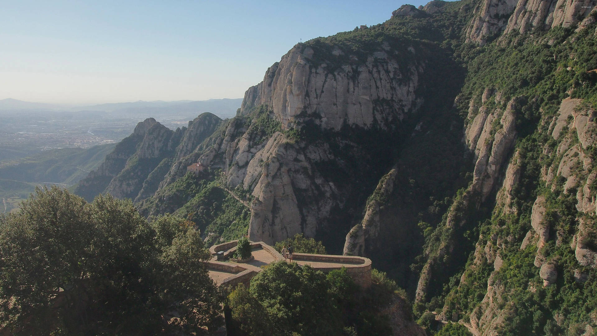 Soft Montserrat View Background