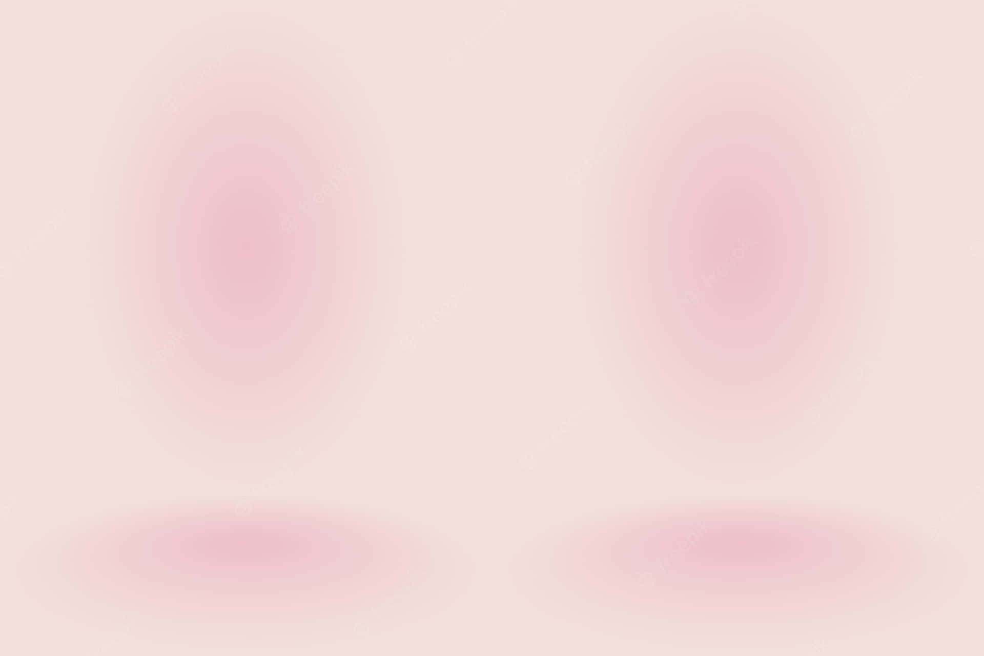 Soft Pink Circles Blurry Background