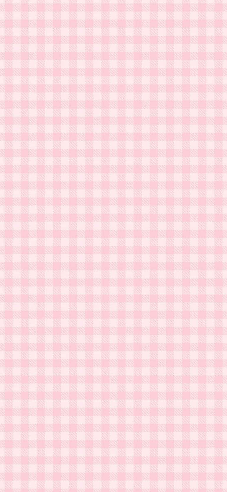 Soft Pink Gingham Pattern Background