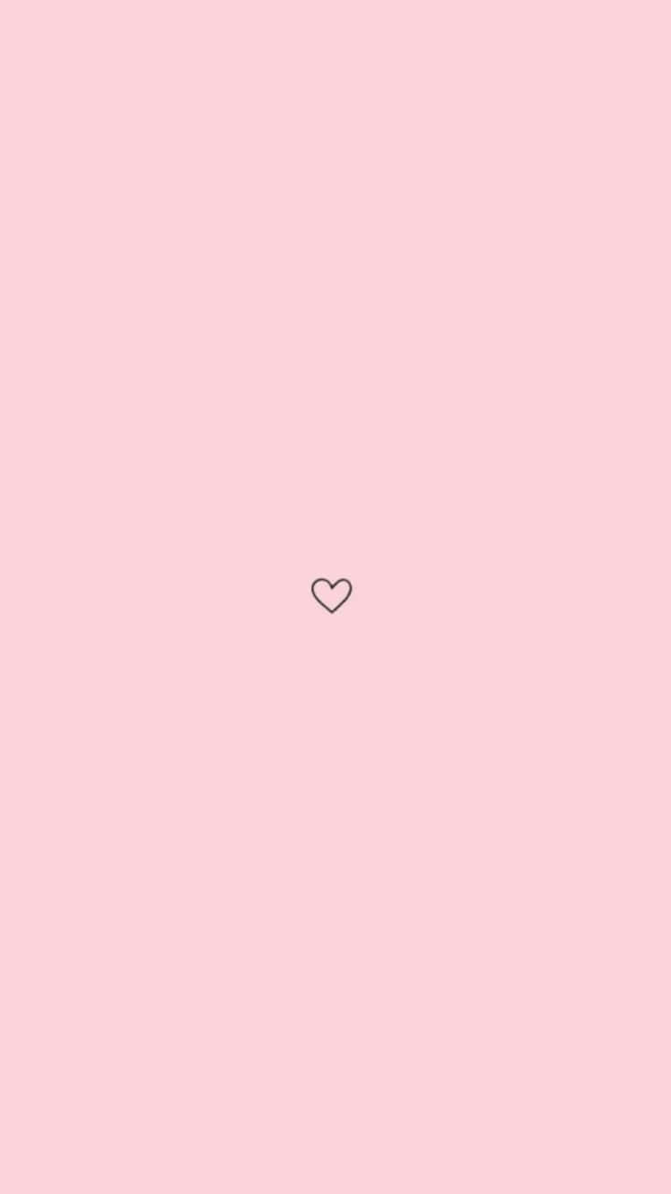 Soft Pink Small Heart Background