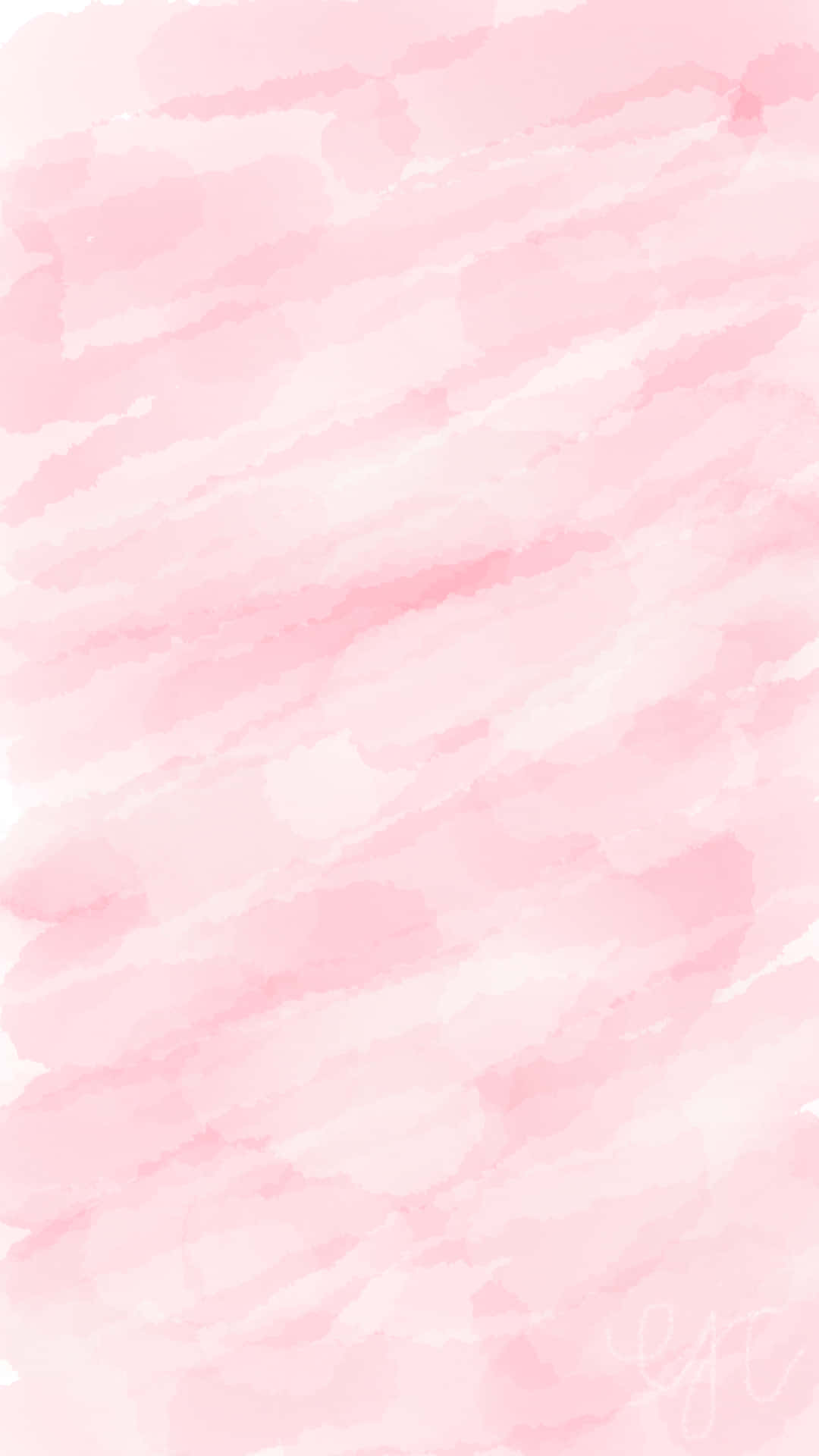 Soft Pink Watercolor Background