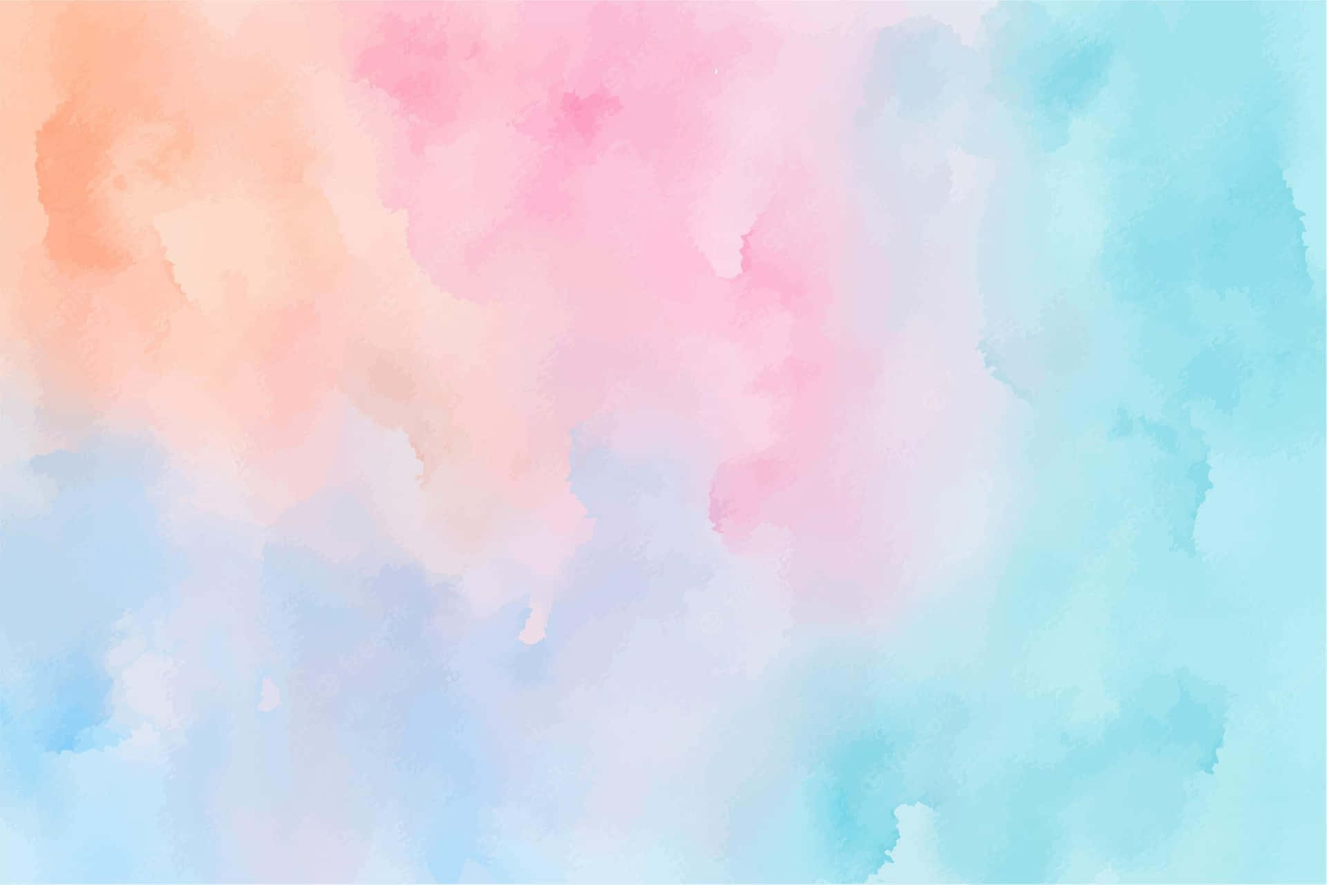 Soft Shades Of Blue, Purple, Yellow And Pink Create A Beautiful Pastel Ombre Effect. Background