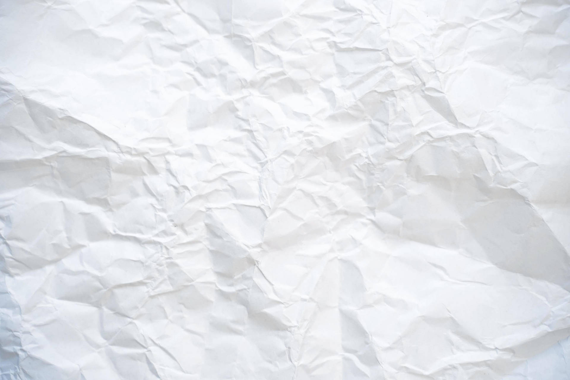 Soft White Crumpled Paper Background