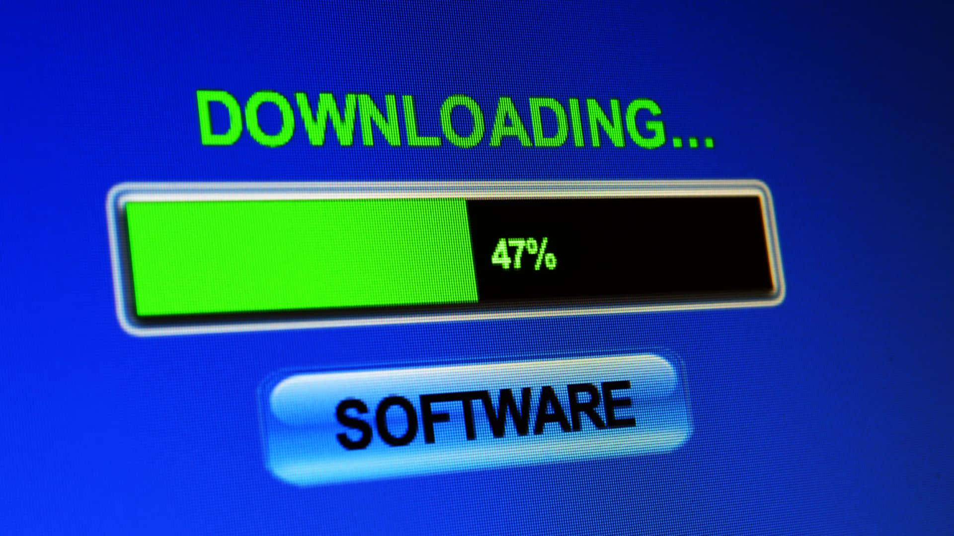 Software Download Progress Screen