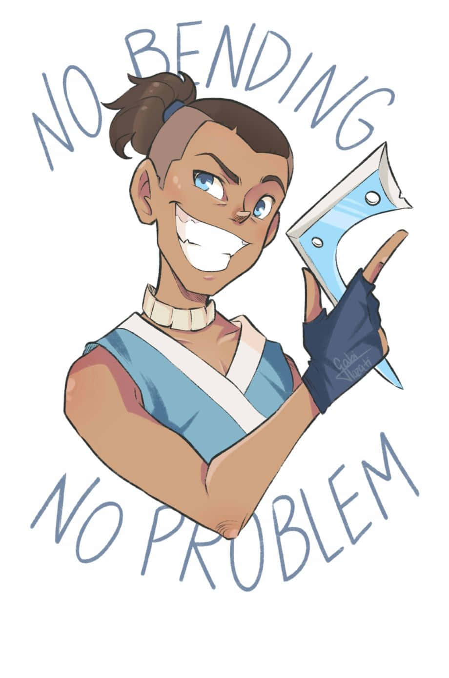 Sokka Funny Quote Background