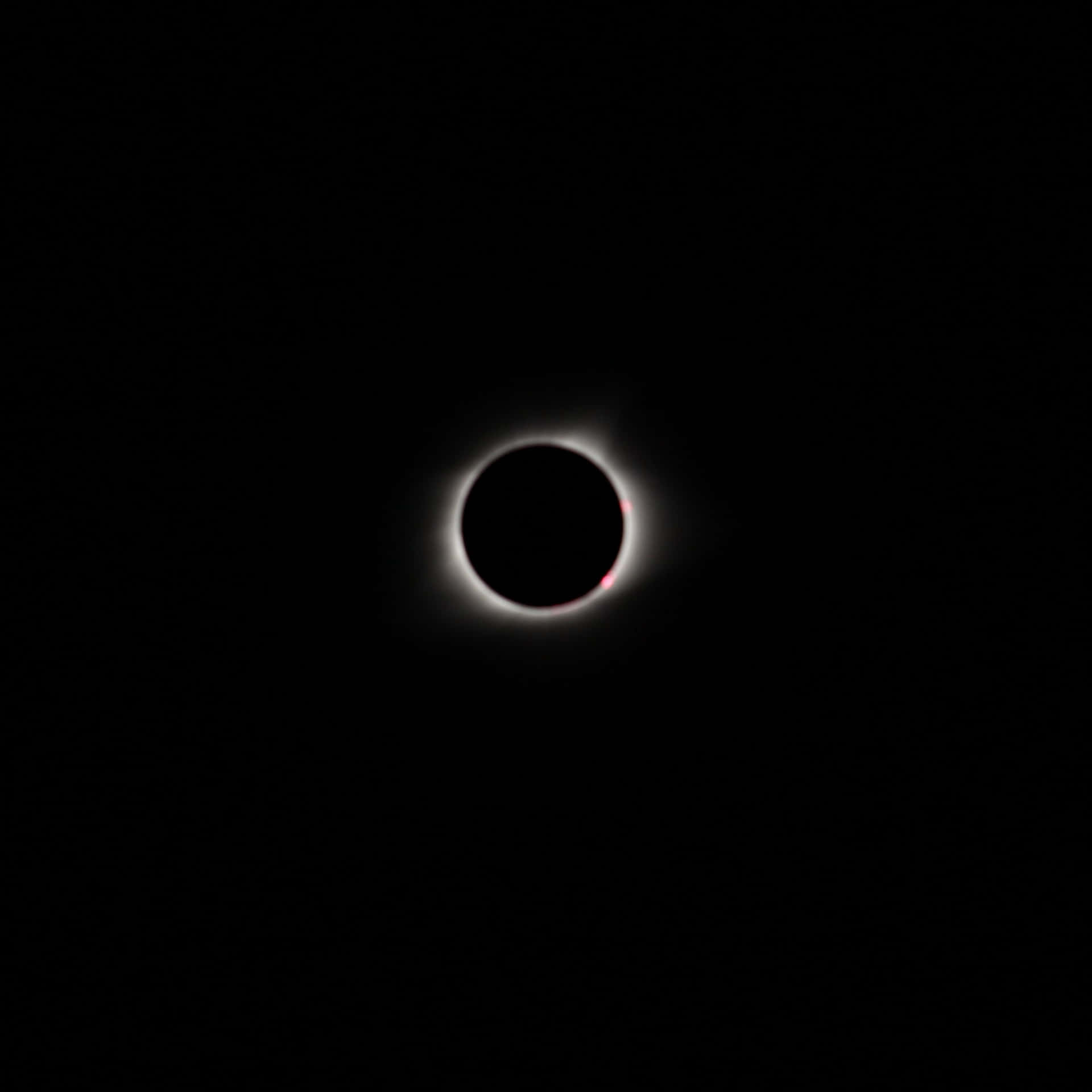 Solar Eclipse Aesthetic Dark Ipad Background