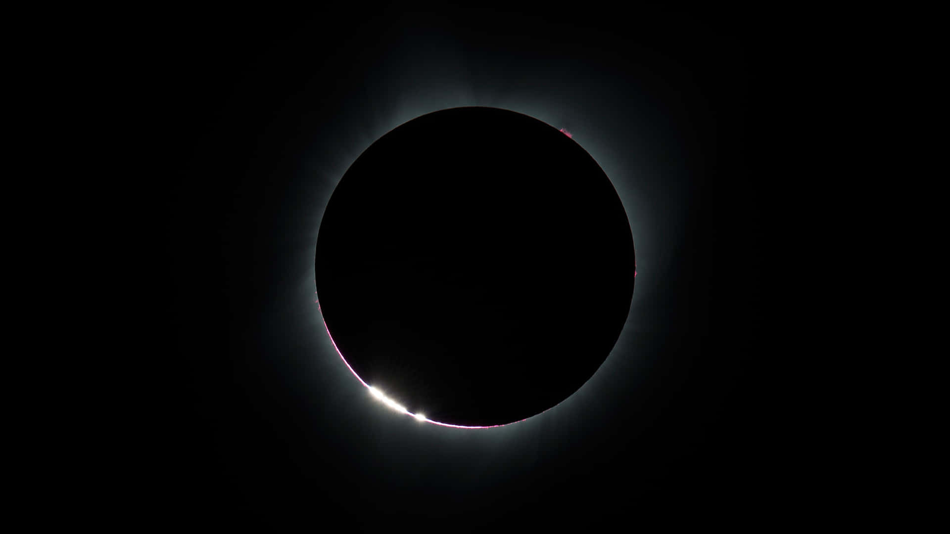 Solar Eclipse Diamond Ring Effect Background