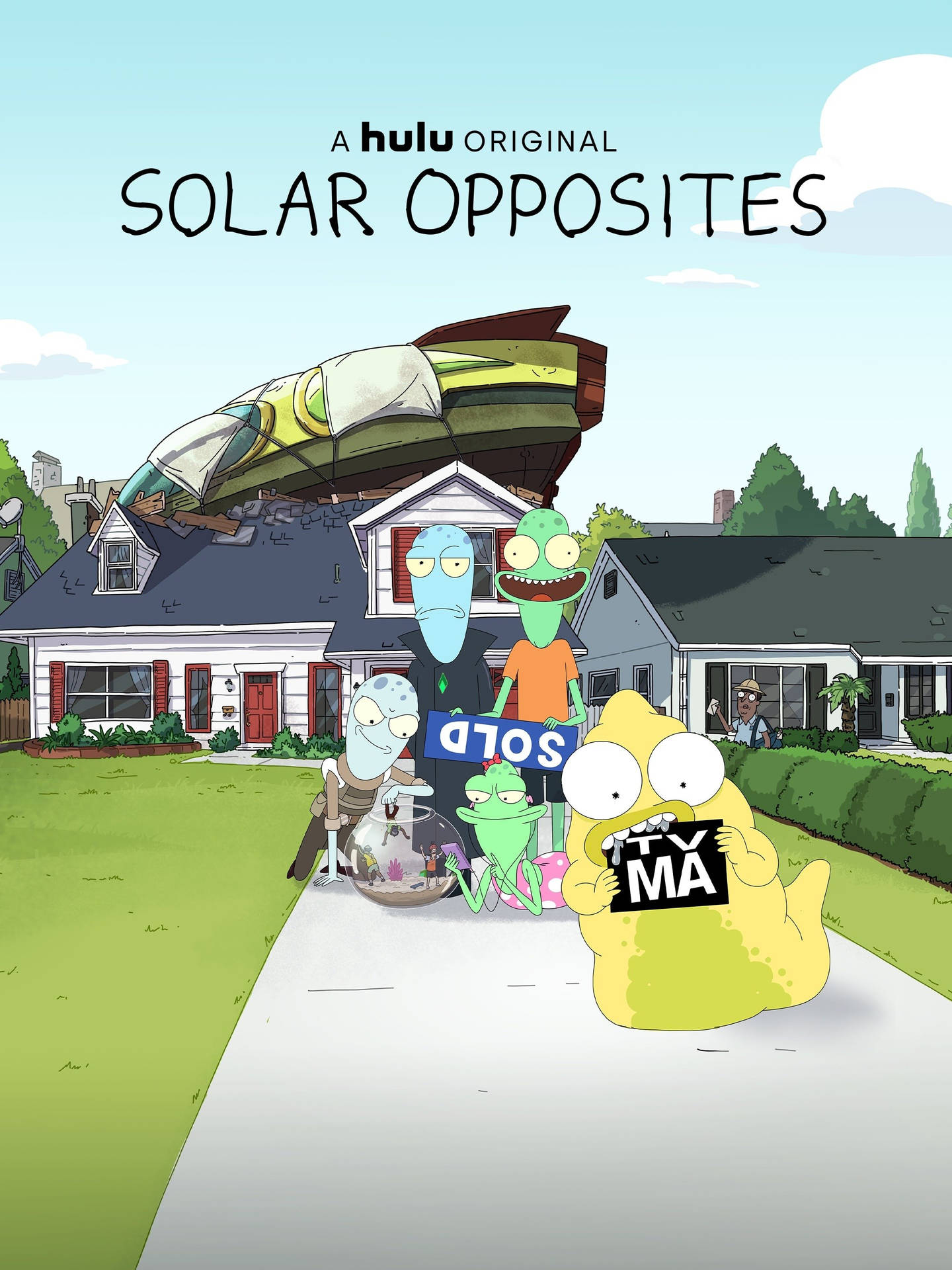 Solar Opposites Poster With Pupa