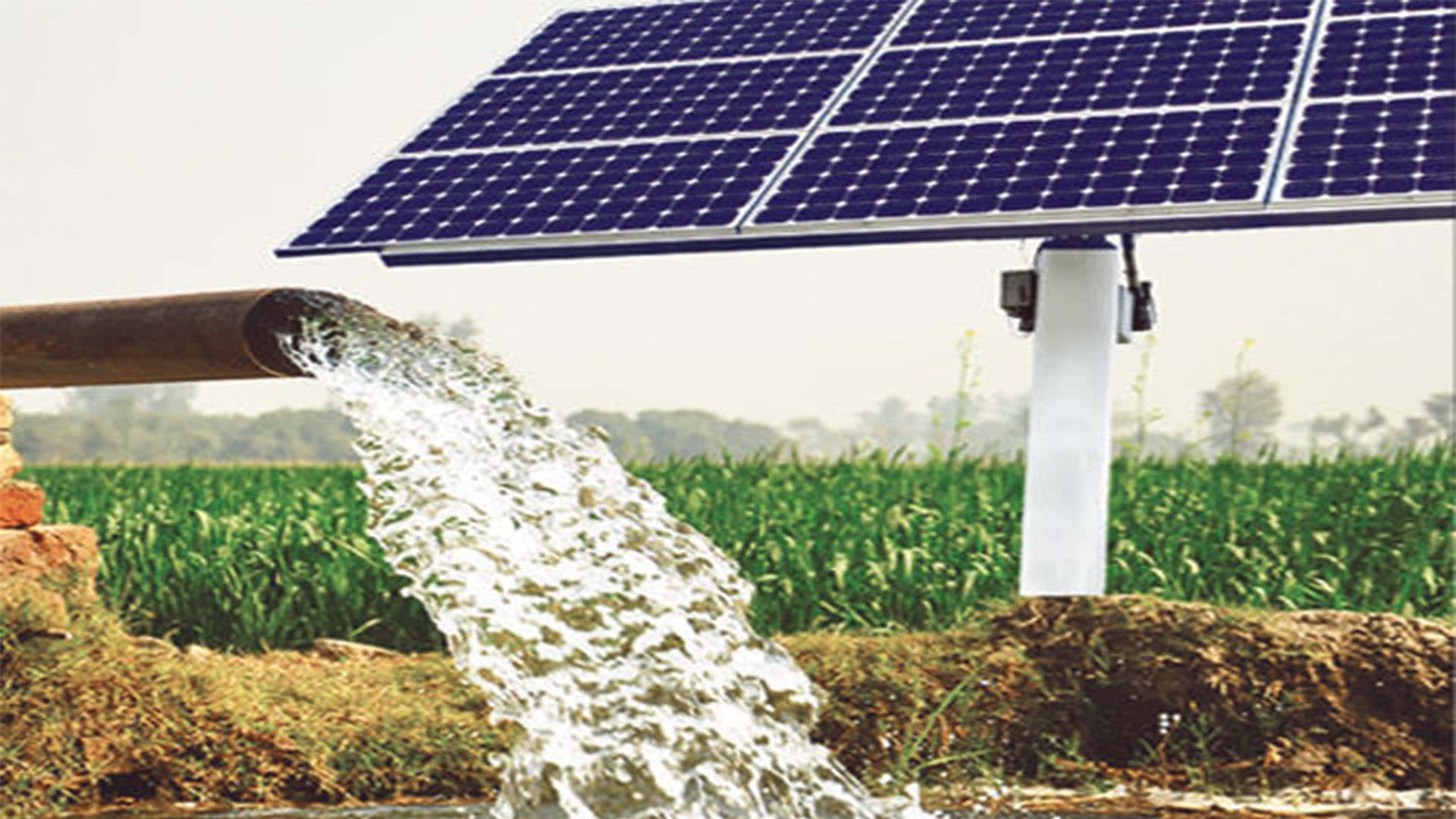 Solar Panel For Irrigation