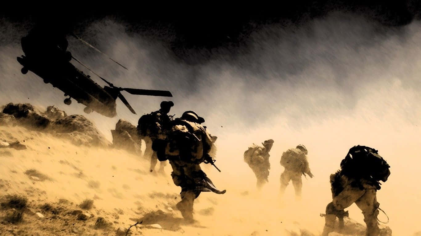 Soldier In The Field, Ready For Action