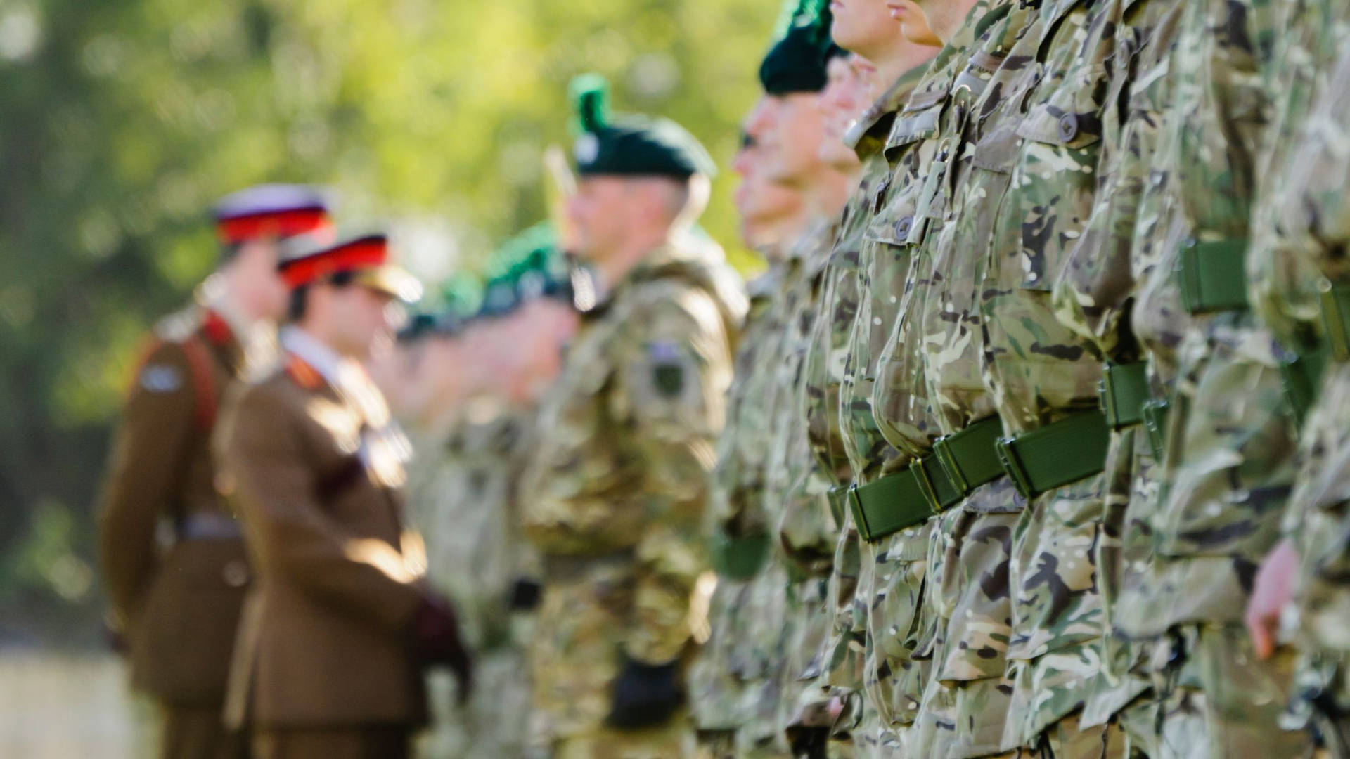 Soldier Rank British Armed Forces Background