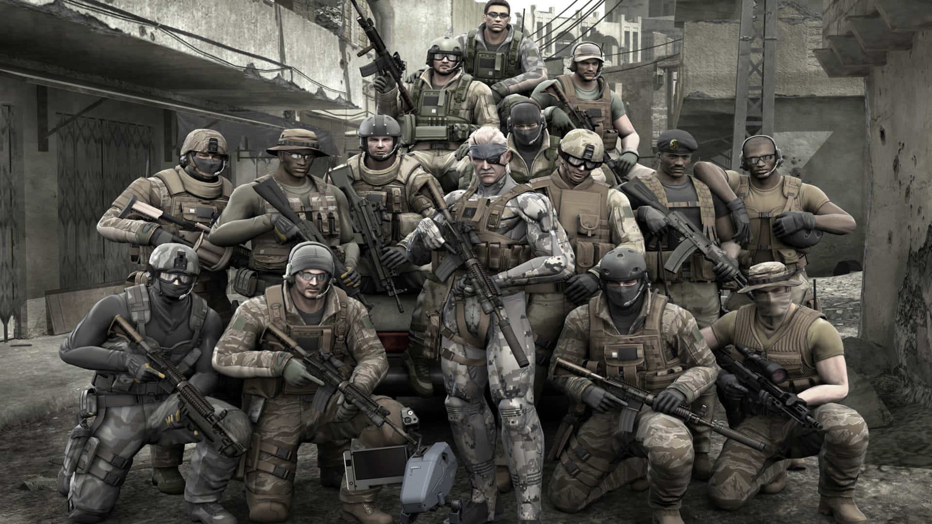 Soldier Solid Snake Troupe Metal Gear 4k