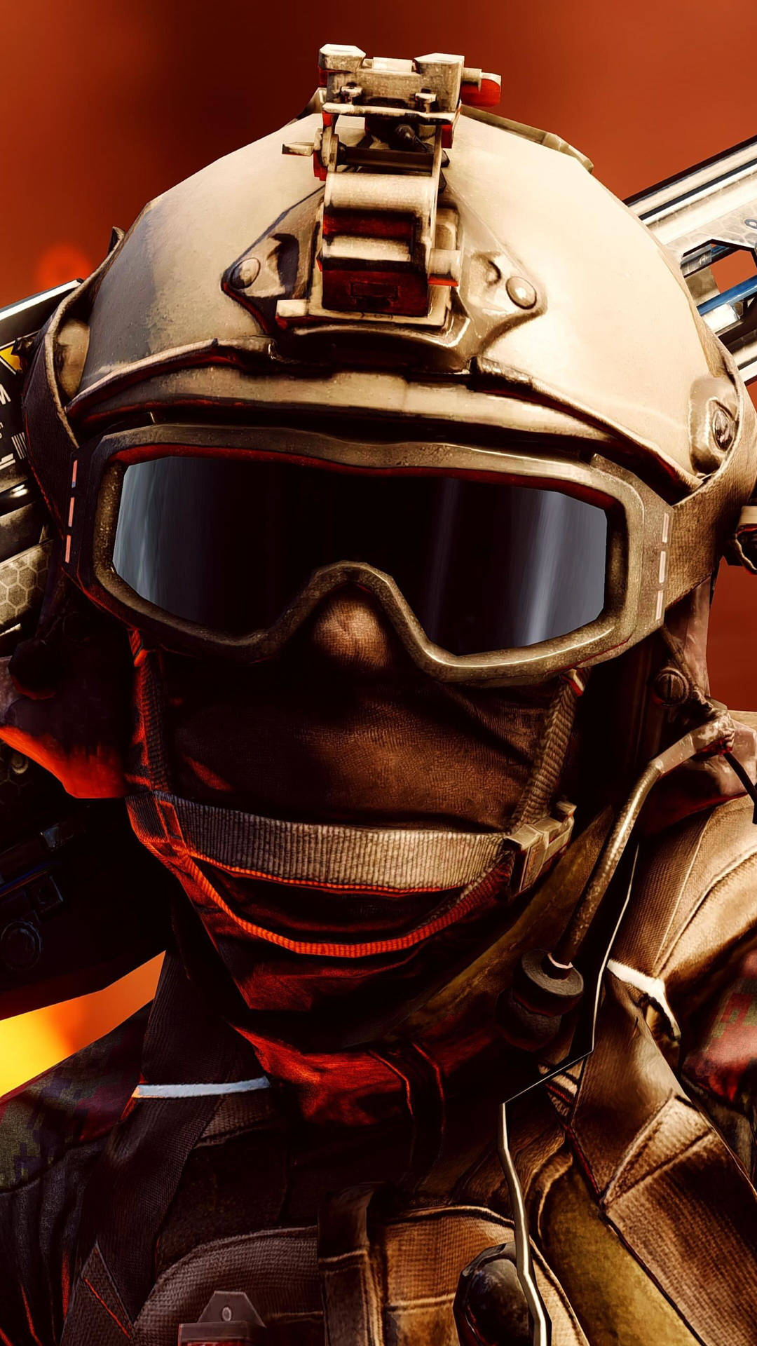 Soldier With Goggles Battlefield 4 Phone Background