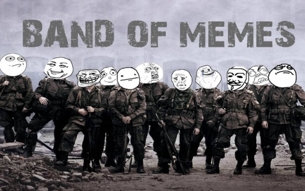 Soldiers Of The Meme World Background