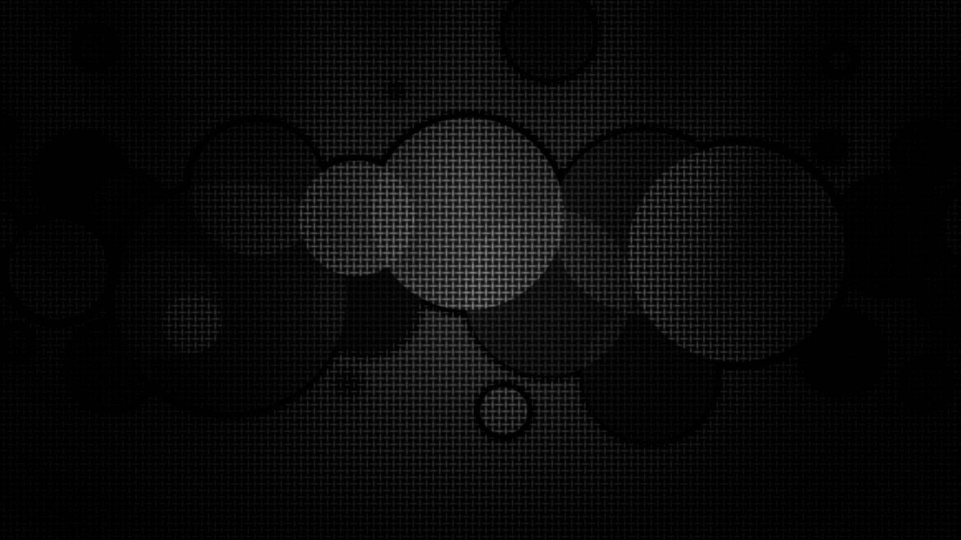 Solid Black 4k Abstract Circles Background