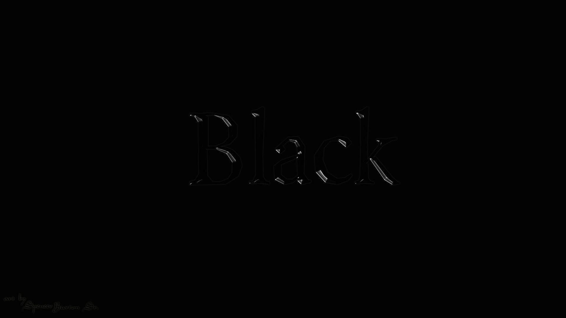 Solid Black 4k Black With Lighting Background