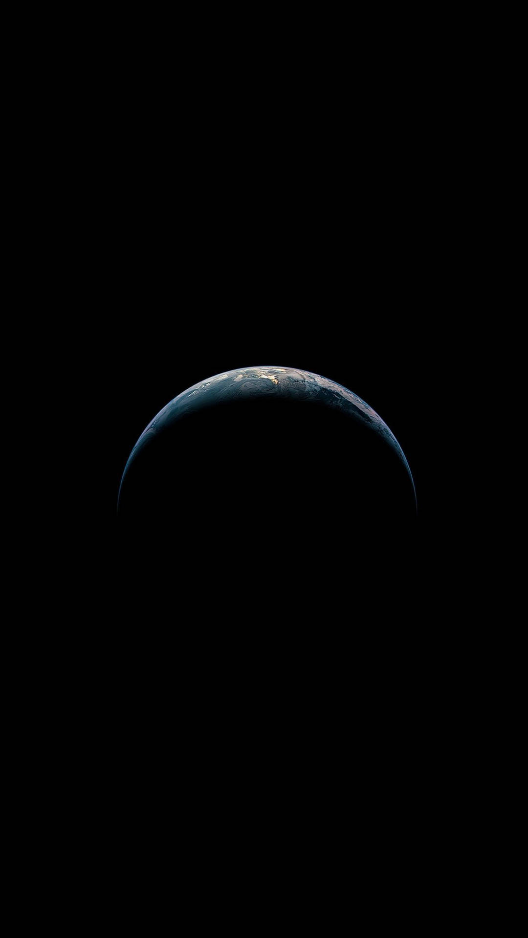 Solid Black 4k Earth In Space Background