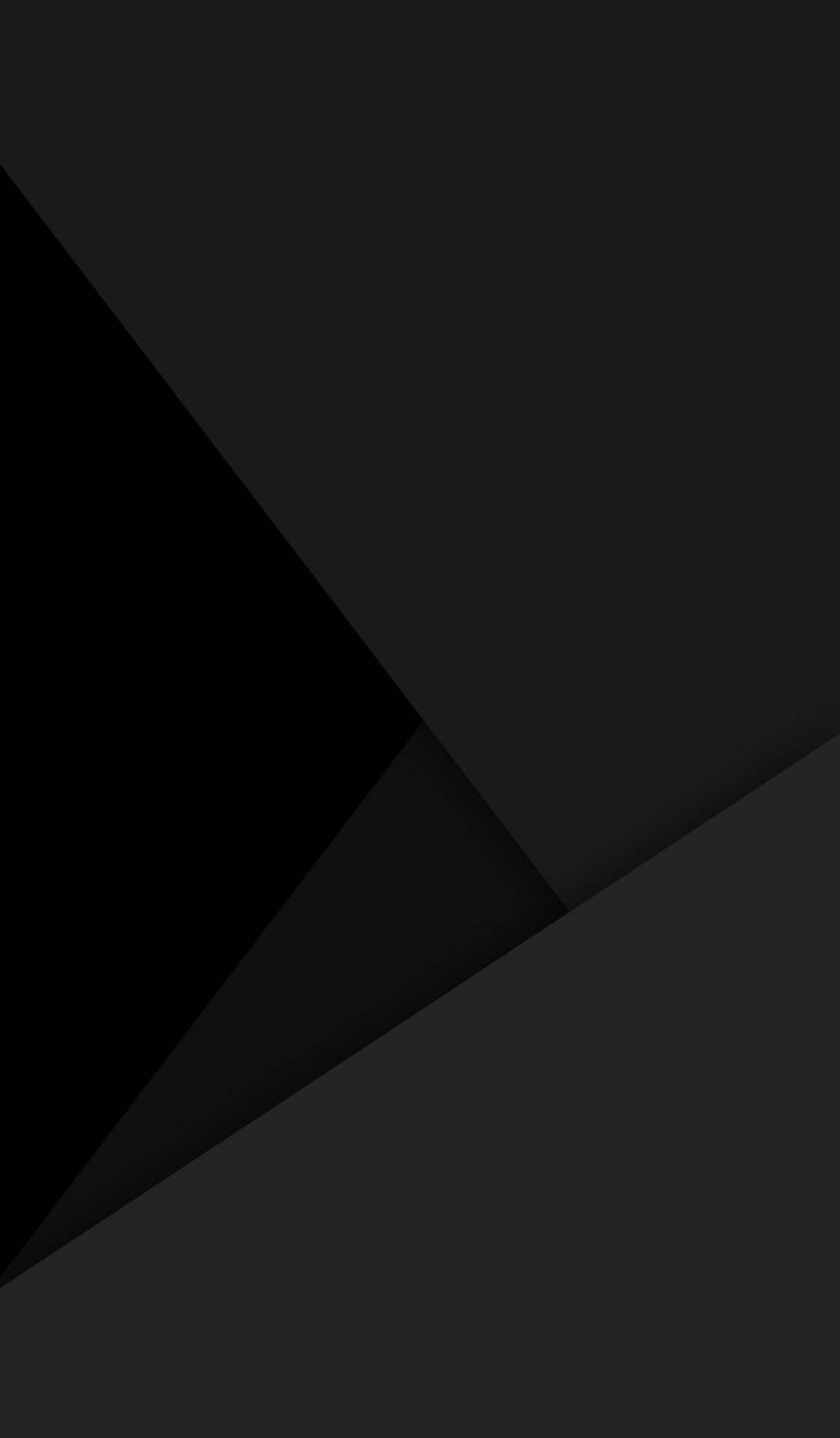 Solid Black 4k Geometric Shapes Background