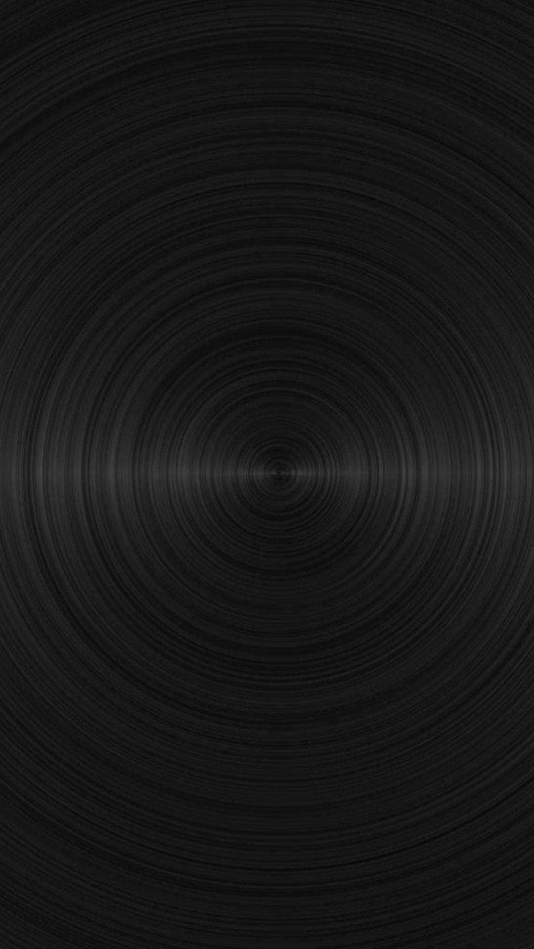 Solid Black Iphone Vinyl Record Background